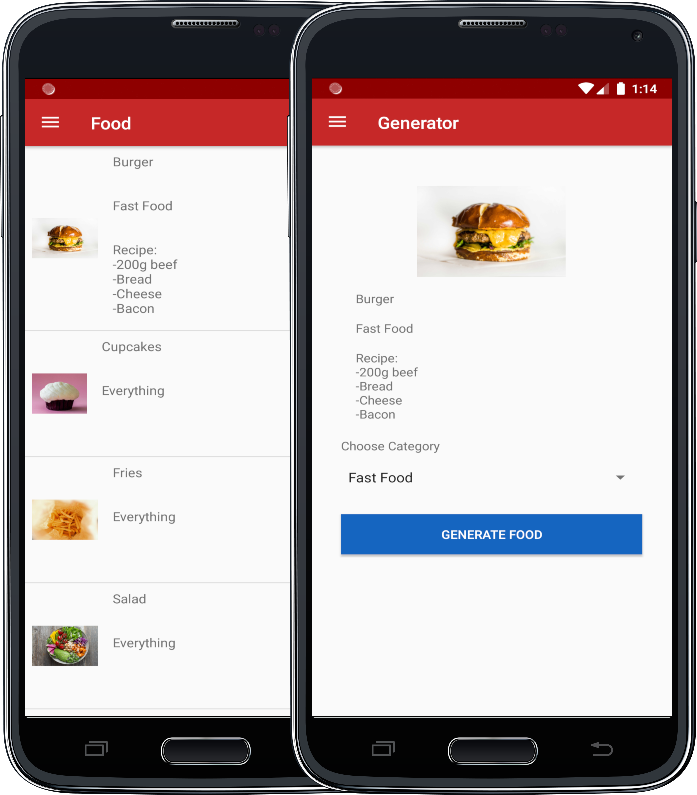 Random Food Generator